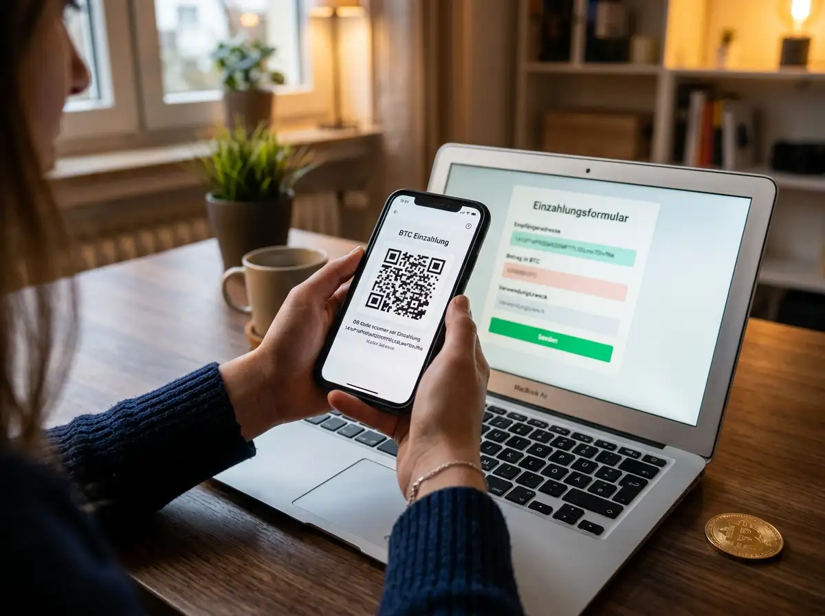 Schritt-für-Schritt-Anleitung zur Bitcoin-Einzahlung bei Sportwetten