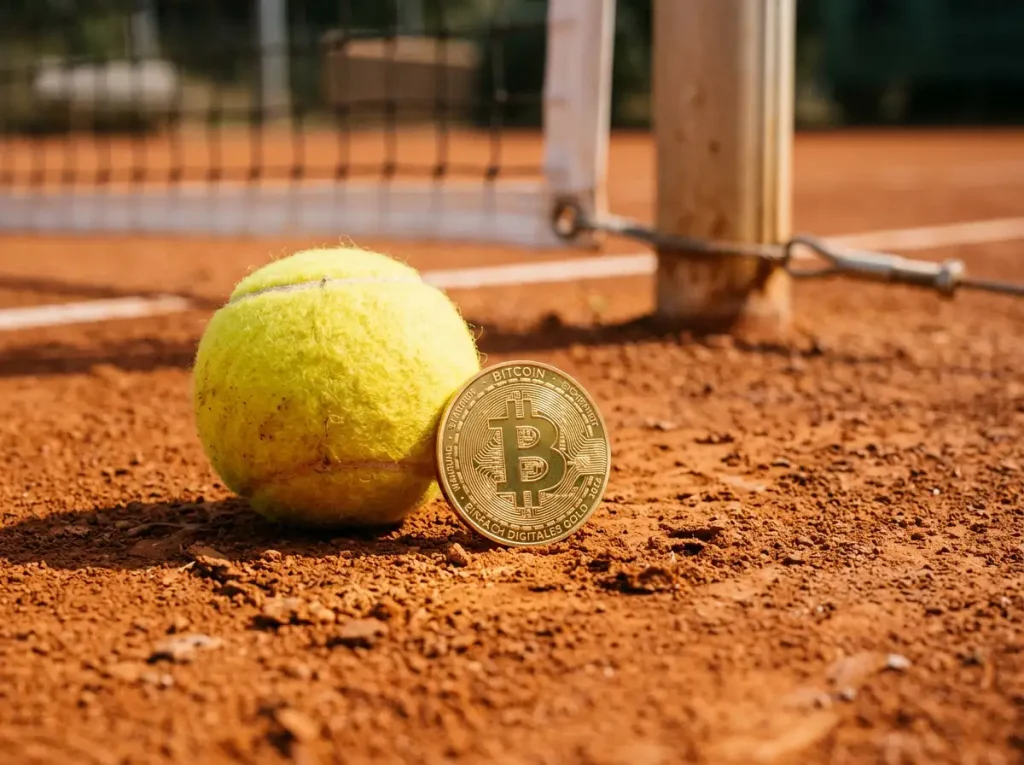 Bitcoin Tennis Wetten auf Grand Slams und ATP/WTA-Turniere